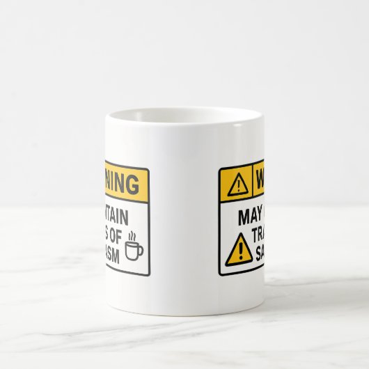 Warning: Sarcasm Inside – Office Mug Kaffeetasse (Mittel)