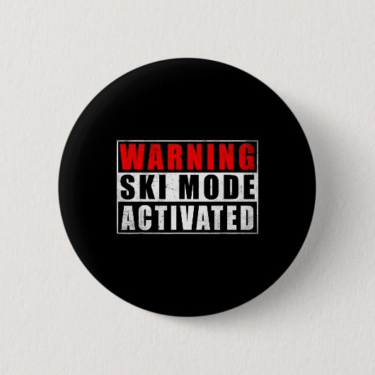 Warning Ski Mode Activated 1 Button (Vorderseite)