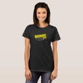 WARNING SPRICHT ÜBER WANDERUNG T-Shirt (Vorne ganz)