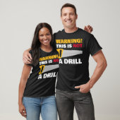 WARNING This Is Not A  boy space 8th birthday funn T-Shirt (Unisex)