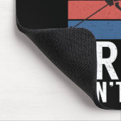 Warning Trees Dont Move Snow Winter Sport Skier  Mousepad (Ecke)