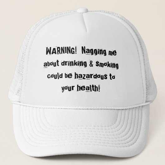 WARNING! TRUCKERKAPPE (Vorderseite)