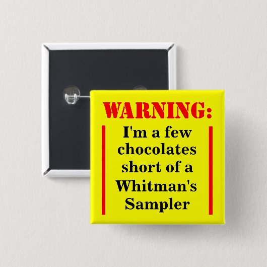 Warning: Witless Sampler Button (Vorne & Hinten)