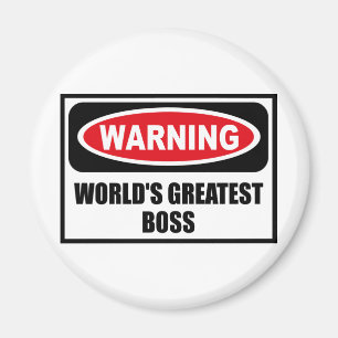 WARning WORLD'S GRÖSSTE BOSS-Magnet Magnet