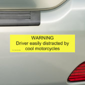 WARNINGDriver leicht abgelenkt durch cooles Autoaufkleber (Auf Auto)
