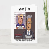 Warnkarte Karte (Vorderseite)