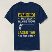 Warnlasermarke T-Shirt (Design vorne)