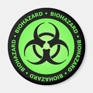 Warnmagazin für grüne Biogefährdung Magnet