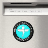 Warnmagazin für Lebensmittelallergien Magnet (In Situ (Geschirrspüler))