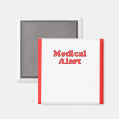 Warnmagazin Magnet (Vorderseite/Rückseite)