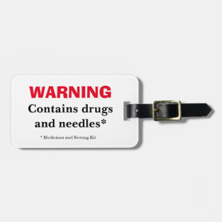 Warnmittel & Nadeln-Arzneimittel & Nähset Gepäckanhänger