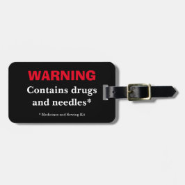 Warnmittel & Nadeln-Arzneimittel & Nähset Gepäckanhänger