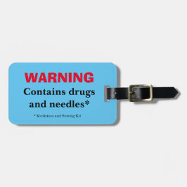Warnmittel & Nadeln-Arzneimittel & Nähset Gepäckanhänger