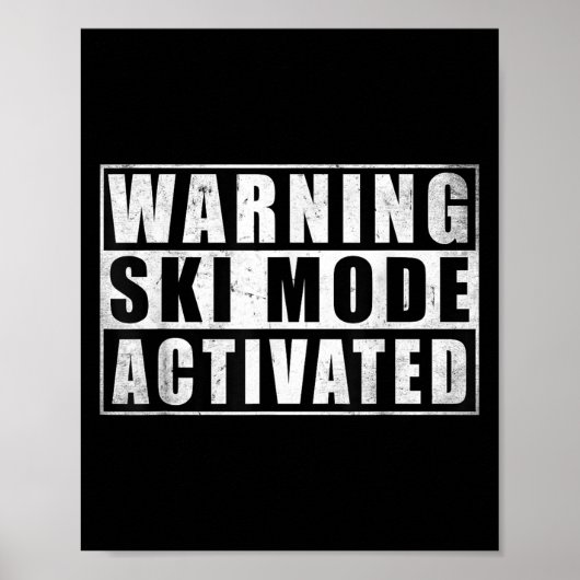Warnmodus aktiviert poster (Vorne)
