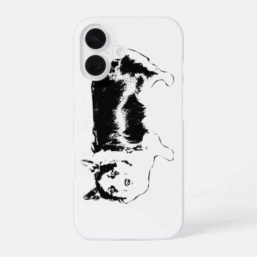 Warnmodus: Korgi iPhone 16 Hülle (Rückseite)