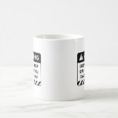 Warnmontag Kaffeetasse (Mittel)