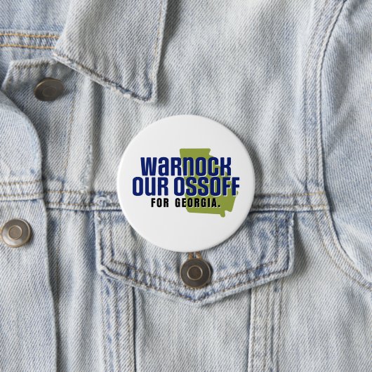 Warnock Our Ossoff Button (Beispiel)