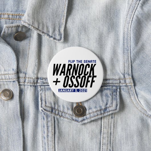 Warnock Our Ossoff Button (Beispiel)