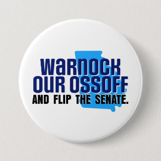 Warnock Our Ossoff Button