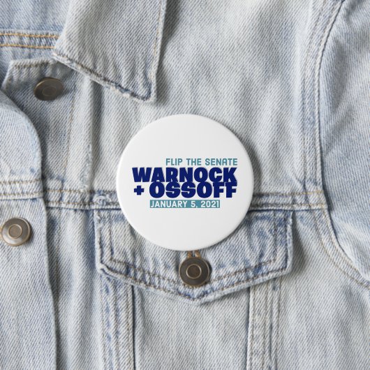 Warnock Our Ossoff Button (Beispiel)