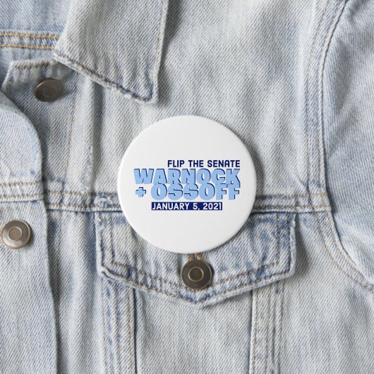Warnock und Ossoff Button (Beispiel)