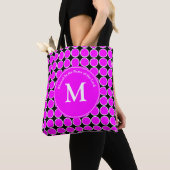 WARNPINK Polka Dot Circles MONOGRAM Tasche (Von Nahem)