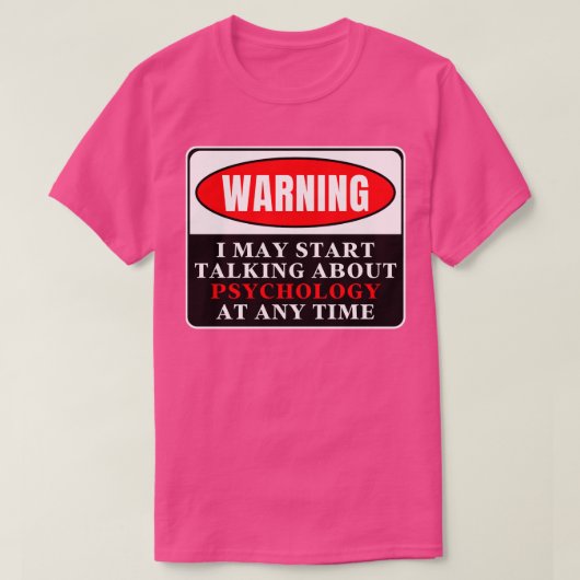 Warnpsychologie 11 T-Shirt (Design vorne)