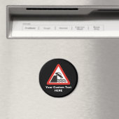 Warnschild am Kai Magnet (In Situ (Geschirrspüler))