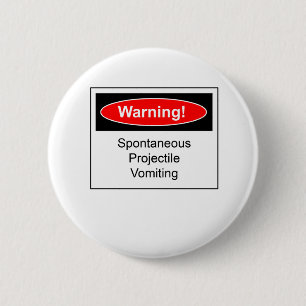 Warnschild Button