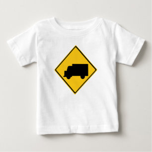 Warnschild für den Straßenverkehr Baby T-shirt
