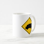 Warnschild für den Straßenverkehr Kaffeetasse (VorderseiteRechts)