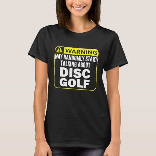 Warnschild Golf Shirt Player Geschenk lustig (Vorderseite)
