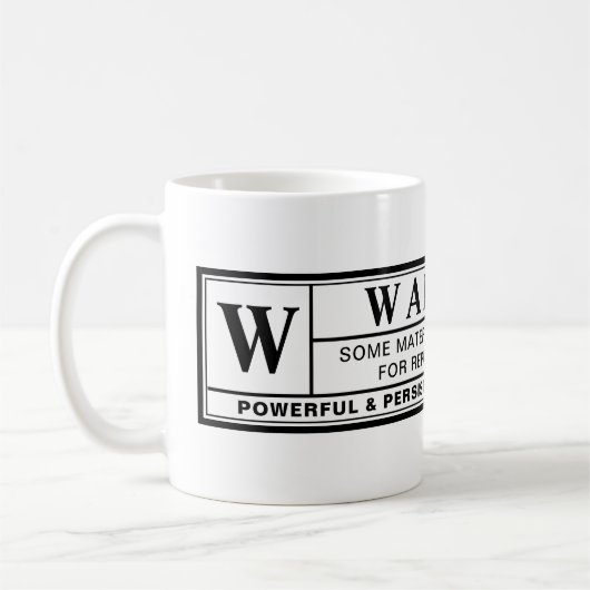 Warnschild Kaffeetasse (Links)