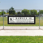 Warnschild kamala banner (Insitu)