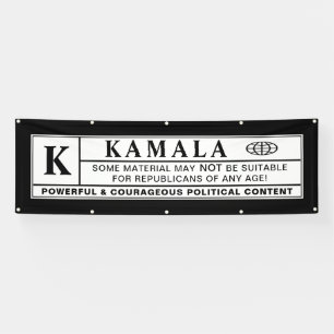 Warnschild kamala banner