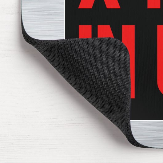 Warnschild mit Röntgenstrahlung - Sicherheit der R Mousepad (Ecke)