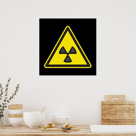 Warnschild Poster (Küche)