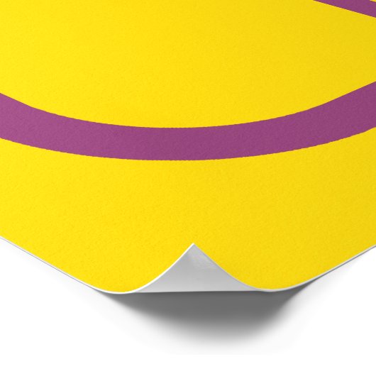 Warnschild Poster (Ecke)