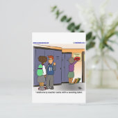 Warnschild Postkarte (Stehend Vorderseite)