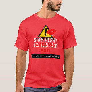 Warnschild T-Shirt