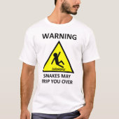Warnschlangen können Sie über den T - Shirt führen (Vorderseite)
