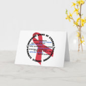 Warnsignale nachziehen Grußkarte anziehen Karte (Gelbe Blume)