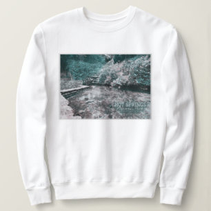 WARNSPRINGS ARKANSAS WATERCOLOR - ARKANSAS US SWEATSHIRT