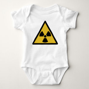 Warnsymbol (Radioaktive Gefahr) Baby Strampler