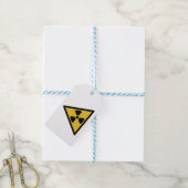 Warnsymbol (Radioaktive Gefahr) Geschenkanhänger (Mit Garn)