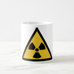 Warnsymbol (Radioaktive Gefahr) Kaffeetasse