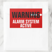 Warnsystem-Aktive Aufkleber (Tasche)