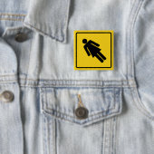 Warntaste für Frauen Button (Beispiel)