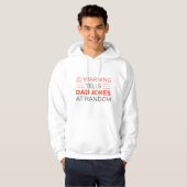 Warntells Vater Witze auf zufällig Hoodie (Vorne ganz)