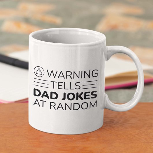 Warntells Vater Witze auf zufällig Kaffeetasse